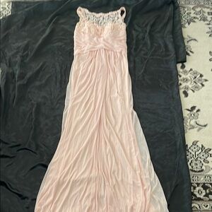 light blue gray bridesmaid dresses Eva Size S 3345 Dusty Blue Bridesmaid Dress